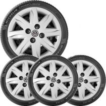 4x Calota Vw Gol Voyage Santana 96 a 2011 Saveiro Aro 14