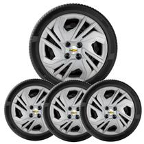4x Calotas GM Onix Prisma 2023/2025 Aro 15 prata 4x Calotas GM Onix Prisma 2023/2025 Aro 15 prata