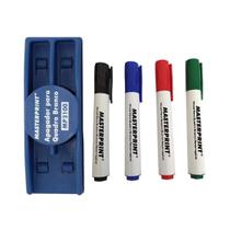 4x Canetas Pincel Marcador Quadro Branco +1 Apagador