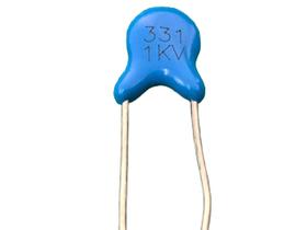 4x Capacitor Ceramico 330pf/1kv 10% Epox Fitado