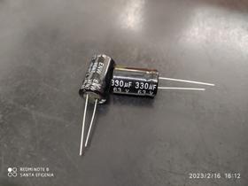 4x Capacitor Eletrolitico 330uf/63v 85 13x21mm Enw