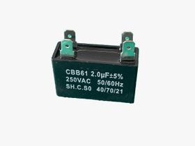 4x Capacitor Partida 2uf/250v Faston 37x14x23mm Cbb61