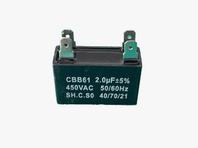 4x Capacitor Partida 2uf/450v Faston 37x13x24mm Cbb61