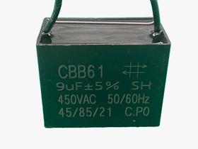 4x Capacitor Partida 9uf/450v Fio 48x26x38mm Cbb61