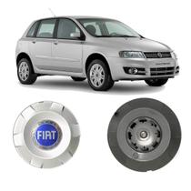 4x Centro Roda Fiat Stilo 2003 a 2011 Aro 15 Roda Original