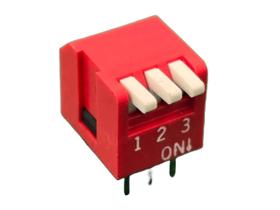 4x Chave Dip Switch 3 vias 90 Vm