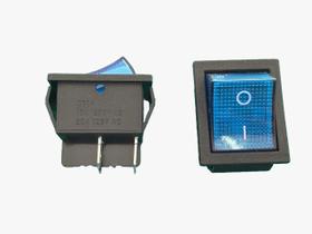 4x Chave Gangorra Kcd4-201n Azul C/ Neon 4 Term. 2 Posições 4x Chave Gangorra Kcd4-201n Azul C/ Neon 4 Term. 2 Posições