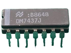 4x Circuito Integrado 7437j 7437 Ceramico National