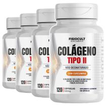 4x Colageno Tipo 2 Não Desnaturado 500mg 120 Cápsulas Suplemento Alimentar em Cápsulas Livre de Glúten 4x Colageno Tipo 2 Não Desnaturado 500mg 120 Cápsulas Suplemento Alimentar em Cápsulas Livre de Glúten