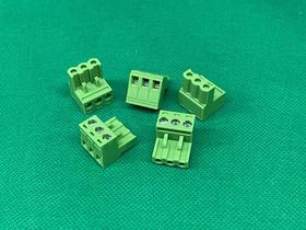 4x Conector Akz 5,08mm 3 Vias Kf2edgk-5,08-03p Femea Kefa