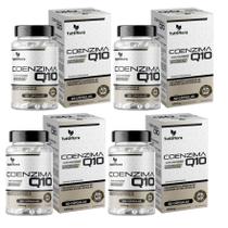 4x COQ-10 Coenzima Q10 200mg Por Porção (Ubiquinona) 60 Capsulas Tuttiflora