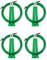 4x Corda De Pular 3m Cabo De Aço Alta Velocidade Regulável Fitness Profissional exercício funcional HIIT Academia Treinamento