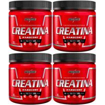 4x Creatina Hardcore 100% Pura 300g Integralmedica