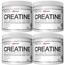 4x Creatina Pura 100 100g Força e Resistência