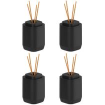 4x Difusor Arejador de Ambientes Ou Aura 380ml Preto 4x Difusor Arejador de Ambientes Ou Aura 380ml Preto