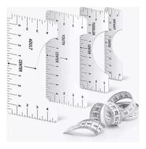 4x Ferramenta Regua De Lide De Circula Camiseta - MinyMix 4x Ferramenta Regua De Lide De Circula Camiseta - MinyMix