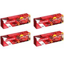 4x GEL DENTAL INFANTIL CARROS - MORANGO - 50G - DENTALCLEAN 4x GEL DENTAL INFANTIL CARROS - MORANGO - 50G - DENTALCLEAN