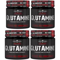 4x Glutamine Hardcore 150g - Hardcore Sports Nutrition