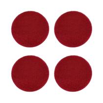 4x Kit Discos Red Buffer 350mm para Enceradeira Cleaner