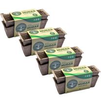 4X Kit P/ Mudas 6 Células Biodegradável Sustentável NAGMOBIO