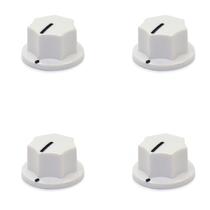 4x Knob Branco com Parafuso Padrão MXR - MF-B00