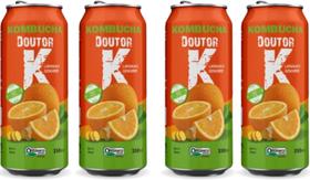 4x Kombucha Laranja e Gengibre 350ml Doutor K 4x Kombucha Laranja e Gengibre 350ml Doutor K