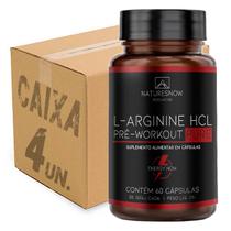 4x L-arginine Hcl Pre Workout 60cÃps Natures Now