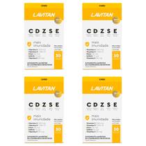 4x Lavitan Rico em Vitaminas C 500mg D 1000ui Z 28mg S 75mcg E 50mg 30cp Cimed