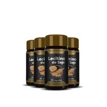 4x lecitina de soja hf suplementos 60 caps