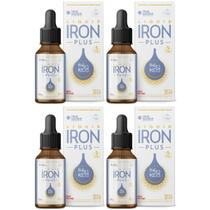 4x Liquid Iron Plus Baby & Kids Morango (30ml) - True Source 4x Liquid Iron Plus Baby & Kids Morango (30ml) - True Source