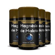 4x MAGNÉSIO DE MALATO PREMIUM 60 CAPS HF SUPLEMENTOS 4x MAGNÉSIO DE MALATO PREMIUM 60 CAPS HF SUPLEMENTOS