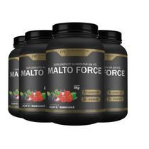4x MALTO FORCE MALTODEXTRINA C/ VITAMINA C 1KG HF SUPLEMENTS