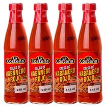 4X Molho Mexicano La Costea Habanero Vermelho 145G