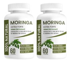 4x Moringa Oleifeira 60 Cápsulas 500mg Ativo Puro Extrato Concentrado - Saude amazon