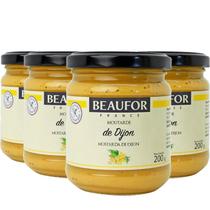 4X Mostarda Dijon Beaufor 200G