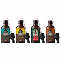 4x Óleo Barba Calico Jack Lemon Guaraná e Coffee Don Alcides