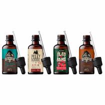 4x Óleo Barba Calico Jack Peaky Guaraná e Coffee Don Alcides