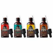 4x Óleo Barba Negra Calico Jack Lermon e Coffee Don Alcides