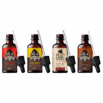 4x Óleo Barba Negra Lemon Bone Peaky e Coffee Don Alcides