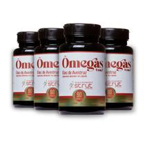 4x oleo de avestruz strut 90 caps omega 3 6 7 9 - Genuinamente Strut
