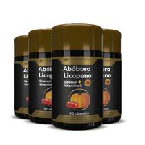 4x OLEO DE SEMENTE DE ABOBORA COM LICOPENO 60CAPS HF
