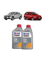 4x Óleo Lubrificante Motor Mobil Super 5w40 Sn Plus Sintético