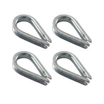 4x Olhal de Cabo de Aço 3/16 Guinchos Coluna, Guincho Prime