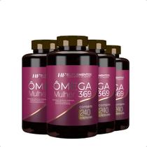 4x OMEGA 3 6 9 MULHER 240CAPS HF SUPLEMENTOS