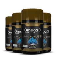 4X Omega 3 Alasca 33/22 Concentrado 60Caps Hf Suplementos