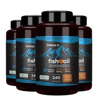 4x omega 3 fish oil meg 3 240 cps hf suplementos