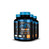 4x omega 3 fish oil meg 3 60 cps hf suplementos