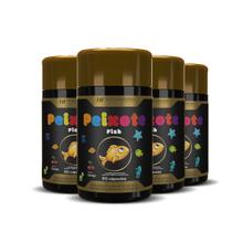 4x omega 3 kids bom desenvolvimento infantil sabor cereja - HF SUPLEMENTOS