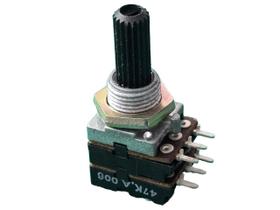 4x Potenciometro 47ka 12,5x15mm L20 Duplo 6 Terminais