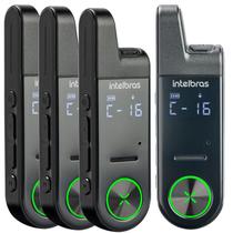 4x Rádio Comunicador INTELBRAS RC6 MINI - Walkie Talkie HT 4x Rádio Comunicador INTELBRAS RC6 MINI - Walkie Talkie HT